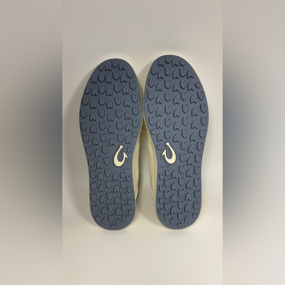 Olukai Wailea White Leather Spikeless Golf Sneaker Women’s 11 Waterproof Unwworn - Picture 11 of 11